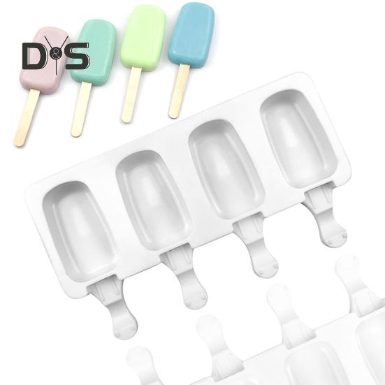 Прочная форма для мороженого, не содержащая BPA, антидеформируемый летний лоток для формы для мороженого