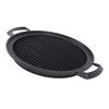 Ребристая круглая столешница для стола Угольная алюминиевый сплав BBQ-поднос Ребристая для готовки Пикник