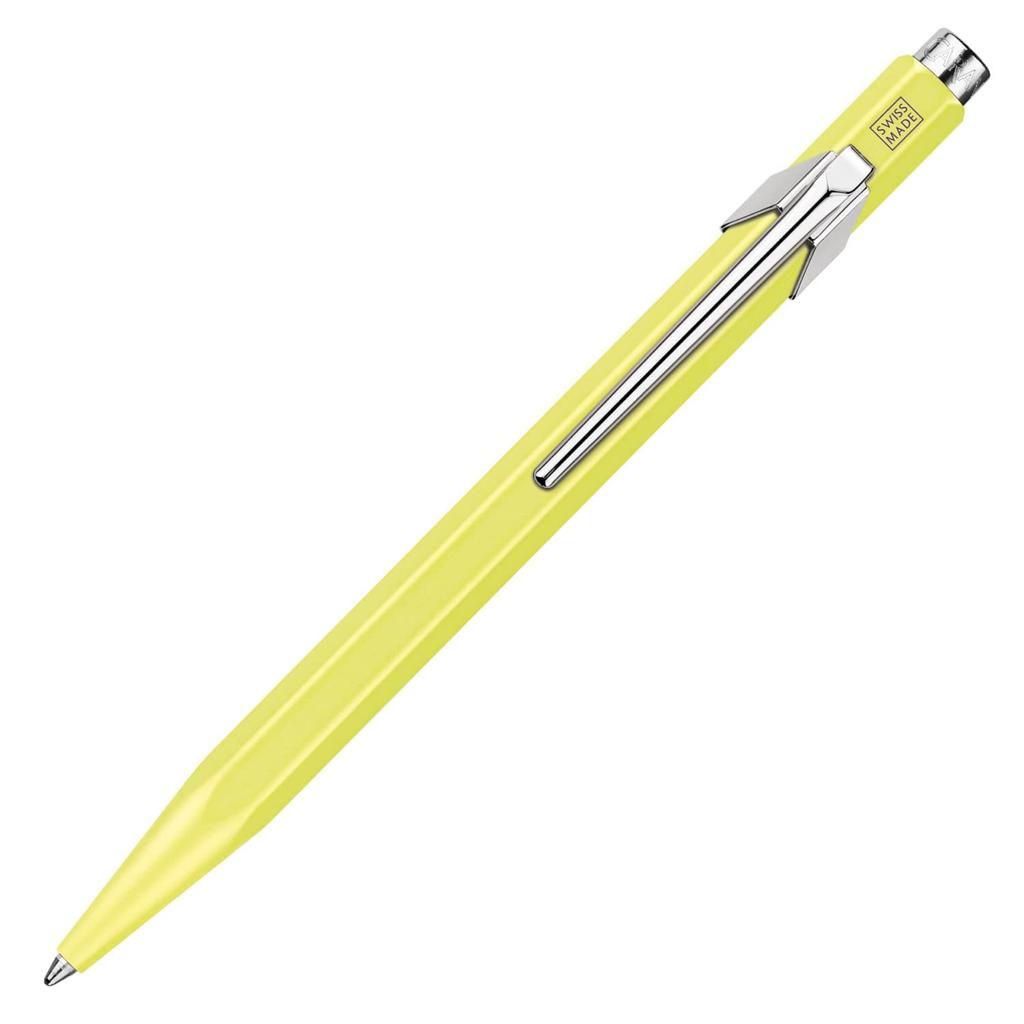 CARAN Ballpoint Pen 849 Pastel Yellow Limited Regular Imported Product D'ACHE Oil-based NF0849-462