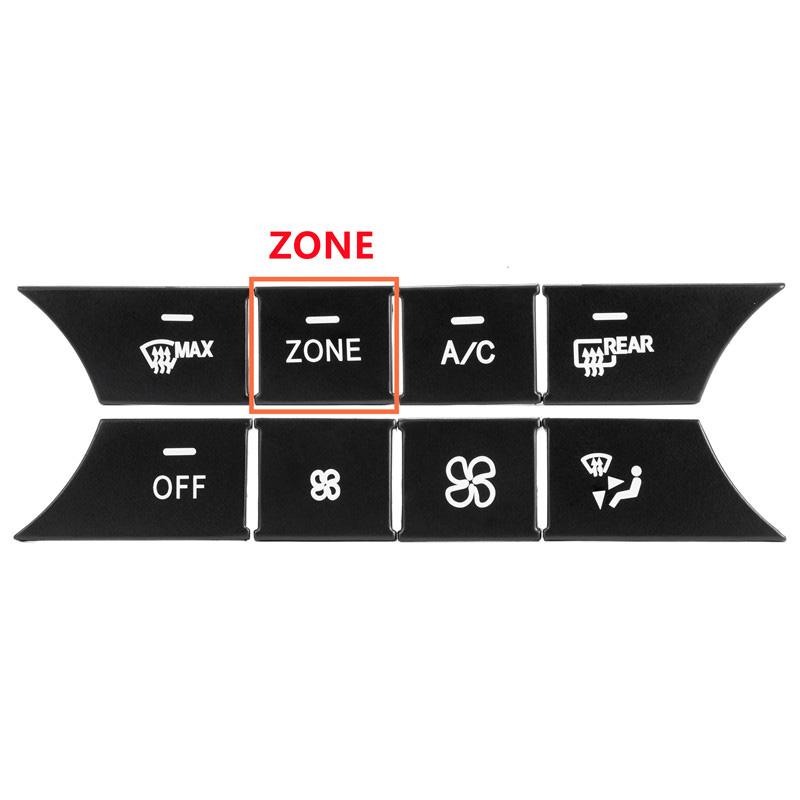 Автомобильная консоль AC Кондиционер АВТО Кнопки регулировки громкости Блестки Наклейки Накладка для Mercedes Benz CE CLS GLK Class W204 W212
