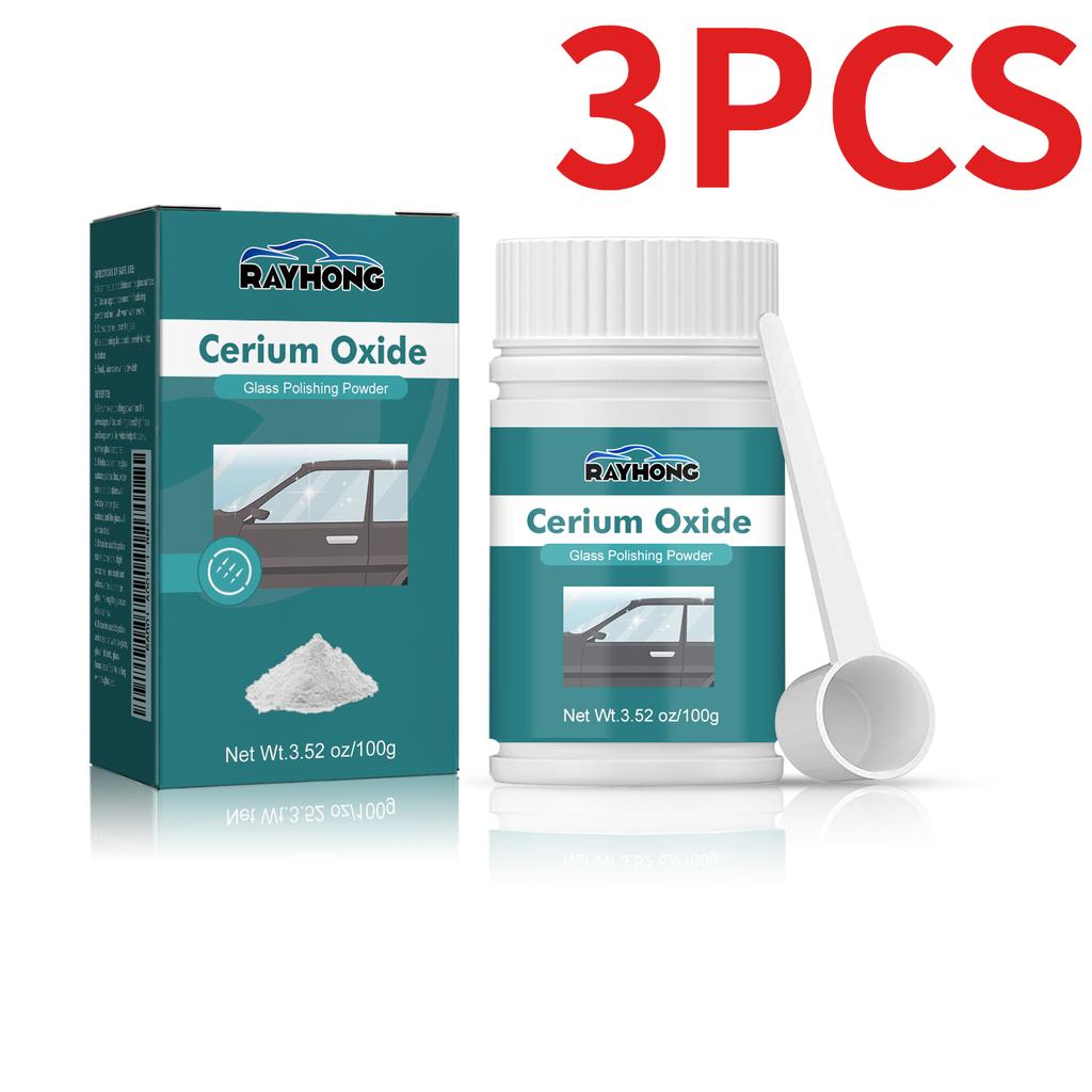Порошок для полировки стекла оксидом церия Окно Лобовое стекло Лобовое стекло Удалитель царапин Инструмент для ремонта Воск Полировальный пад Полировальный порошок