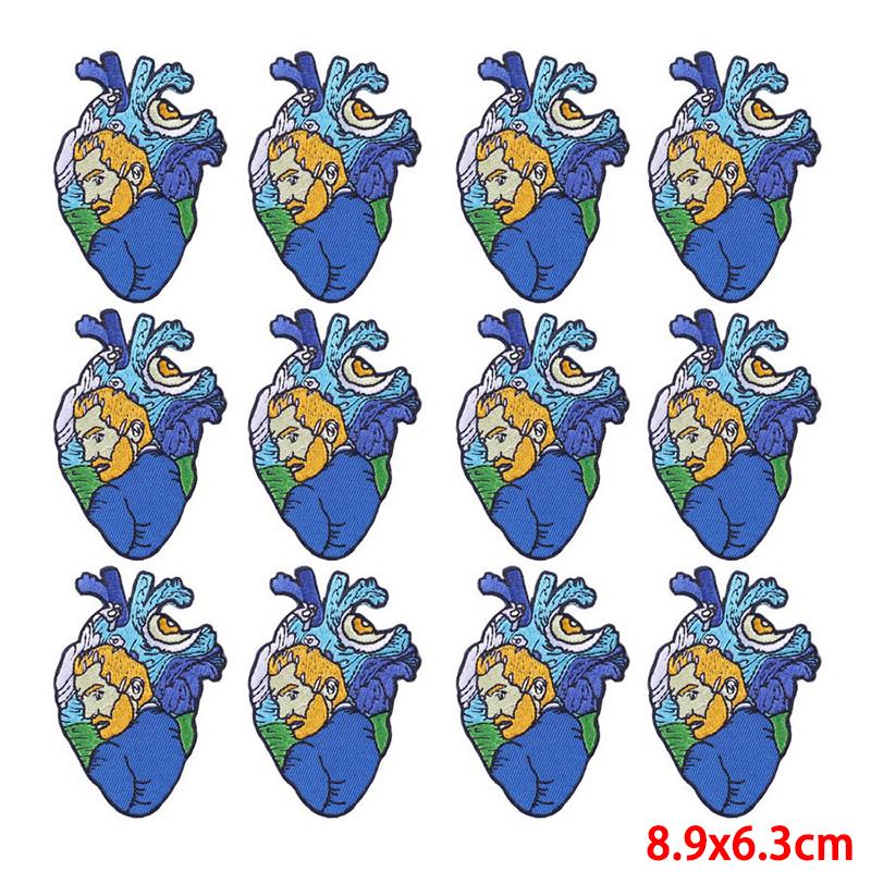 10 шт./лот, оптовая продажа, вышивка, железные нашивки для одежды, нашивки для одежды, куртки, декор, аппликация, принадлежности для шитья
