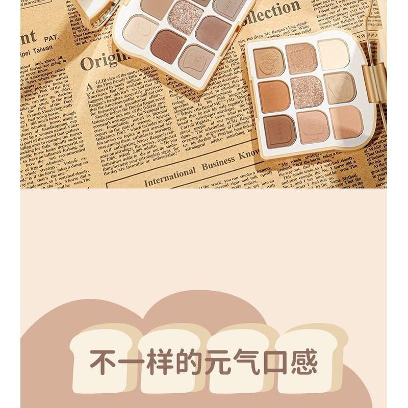 NOVO - 9 Colours Soft Toast Eyeshadow Palette - 3 Shades