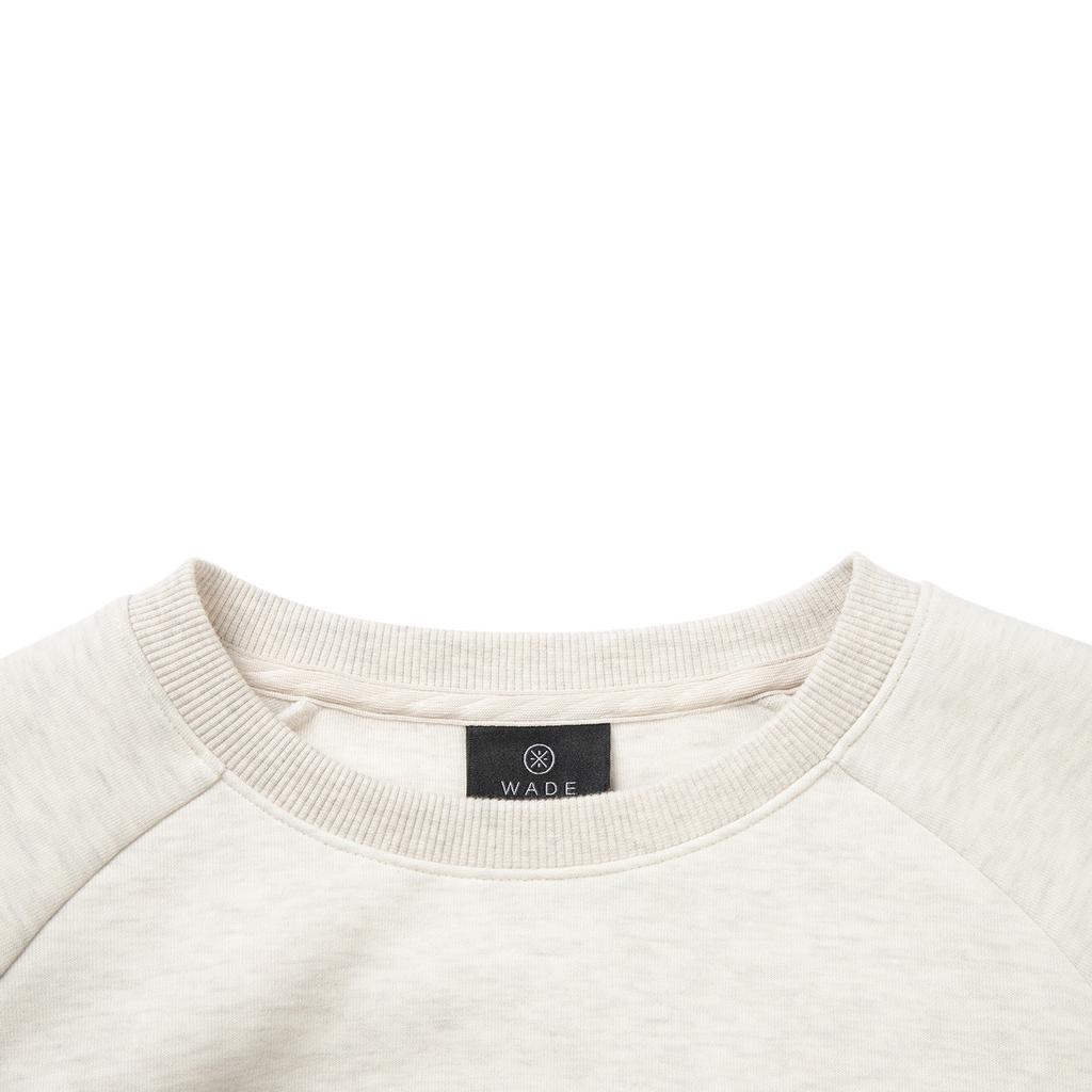 Li Ning Wade Sweatshirts Men's Heather Gray Tile Gray Crew Neck Moderate AWDW287-2