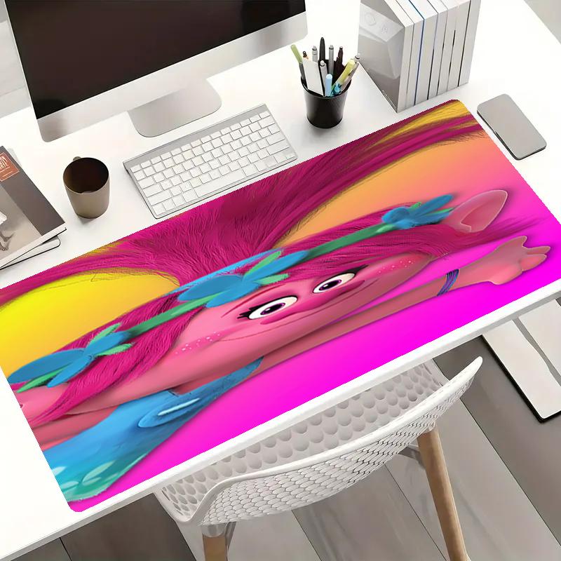 Trolls Theme Mouse Pad, Non Slip Rubber Base, Multifunctional Office & Home Decor, Perfect for Workspace Personalization.