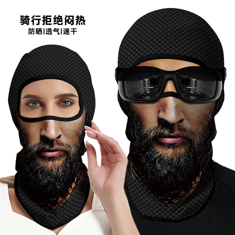 3D Смешная маска Мотоциклетная маска для лица Лыжная маска Джокер Череп Балаклава Головной убор для походов на открытом воздухе Кемпинг шейный платок бандана шарф для мужчин