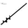 Tent Stakes Ground Auger Drill Bit 17.7 Inch Extended Helix Earth Stakes Heavy-Duty Ground Stakes for Wind Resistance Metal Shed Stakes for Camping
