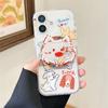 Мягкий магнитный чехол с рисунком собаки для iPhone17/16 Pro Max/15 Pro