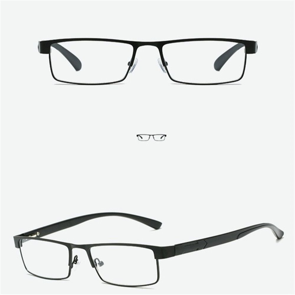 Eye Wear Metal Titanium Alloy Vision Care Eyeglasses +1.00~+4.0 Diopter Business Reading Glasses
