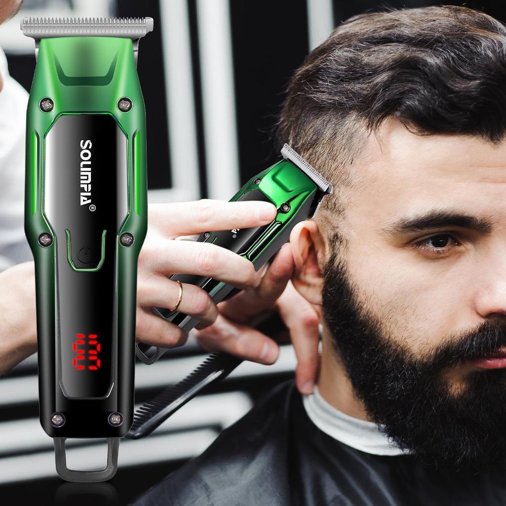 Hair Clippers for Men Professional - Cordless&Corded Barber Clippers for Hair Cutting & Grooming Rechargeable Beard Trimmer