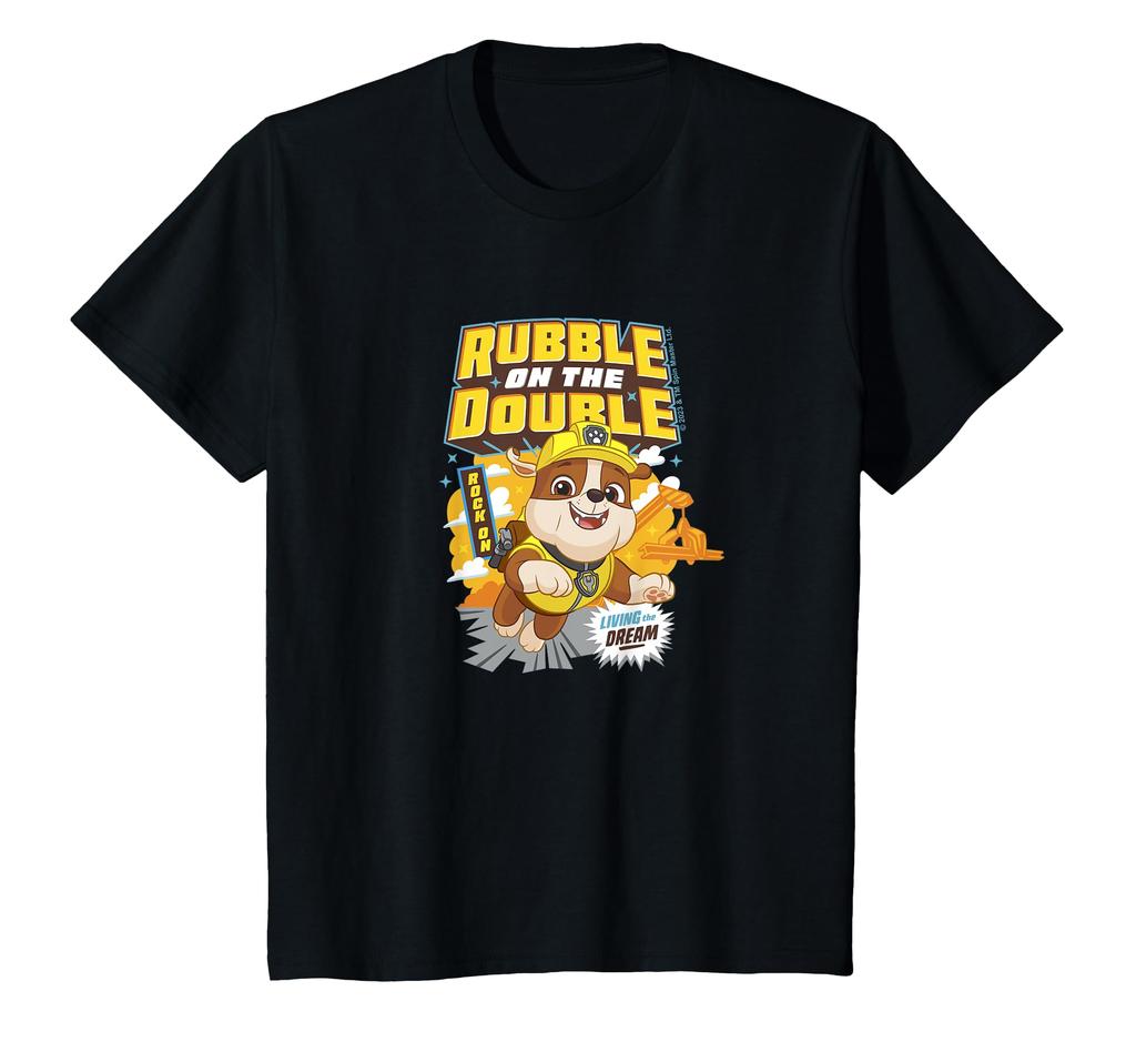 Kids' PAW Patrol Rubble On The Double Living The Dream Cute T-Shirt
