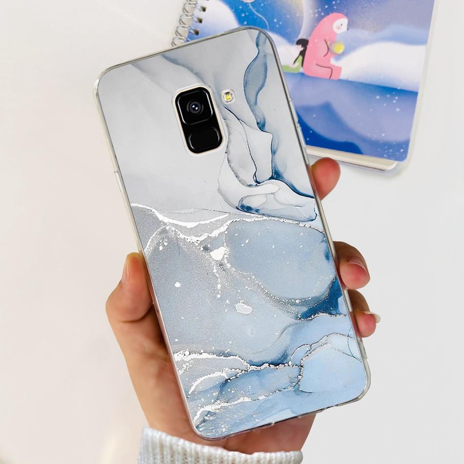 Для Samsung Galaxy A8 (2018) / A8+ (2018) Мягкий силиконовый TPU чехол SM-A730F A530F для Samsung A 8 A8 Plus, милые чехлы с мультяшными пандами