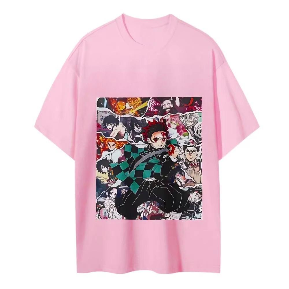 Demon Slayer Japanese Anime Classic Characters Sports Casual Short-sleeved Comfortable Popular Top Autumn and Winter Innerwear