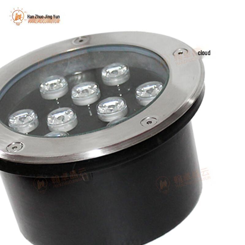 HanZhuo JingYun LED Embedded Round Ground Light, IP67 Waterproof