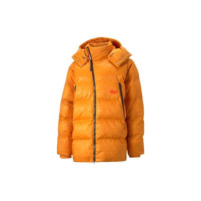 Puma Куртка унисекс с длинным рукавом на молнии, желтая 536000-66