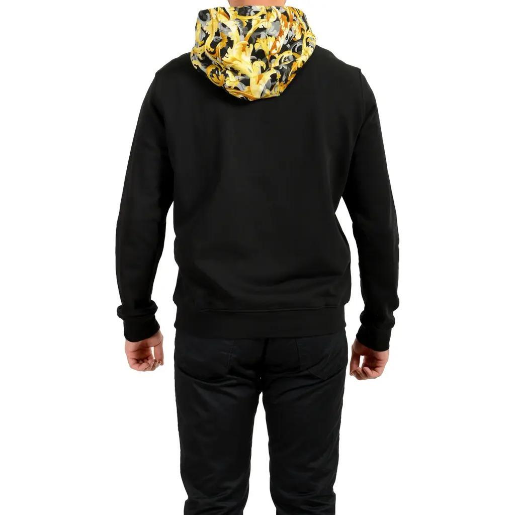 VERSACE Printed Hood Sweatshirt Men's 1015093-1A10596-5B000