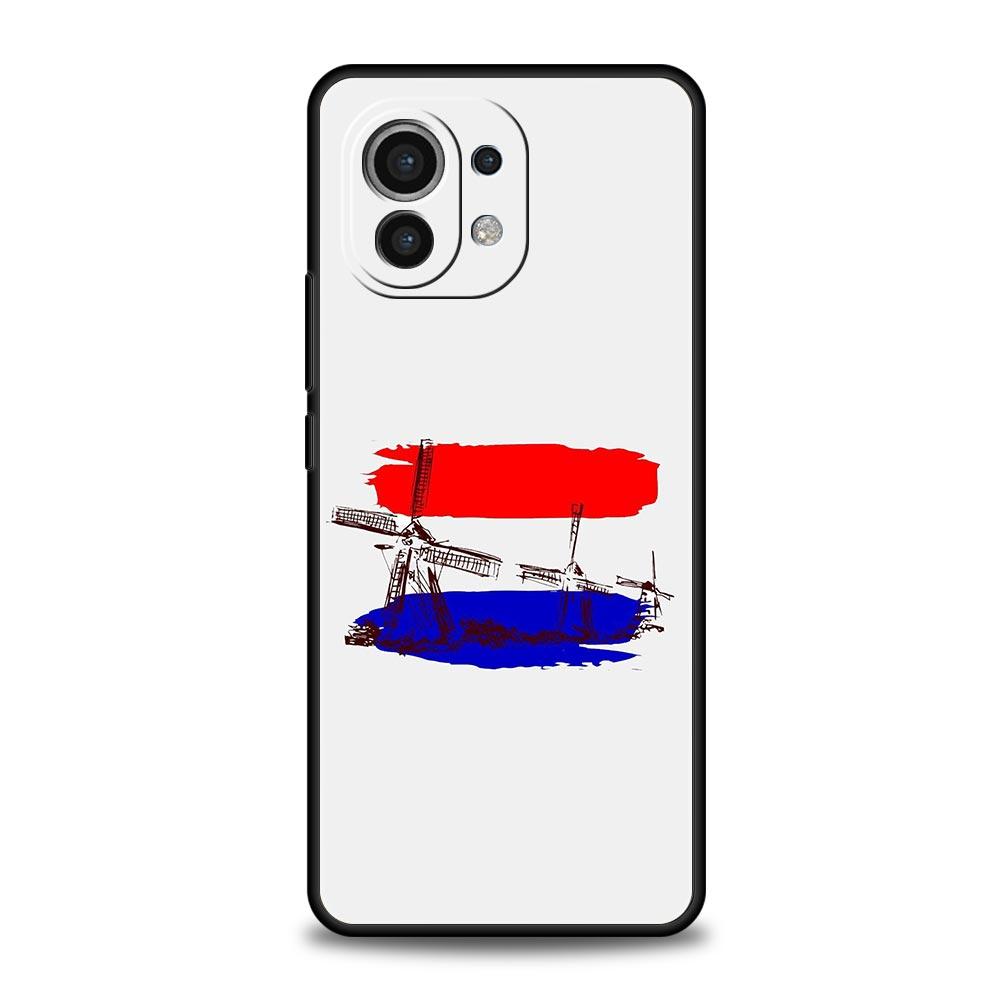 Чехол для телефона для Xiaomi Mi 15 14 13 12 11 Lite 14T 13T 12T 11T Pro Poco X7 X6 X5 X3 Pro F6 F5 F4 Обложка Флаг Нидерландов