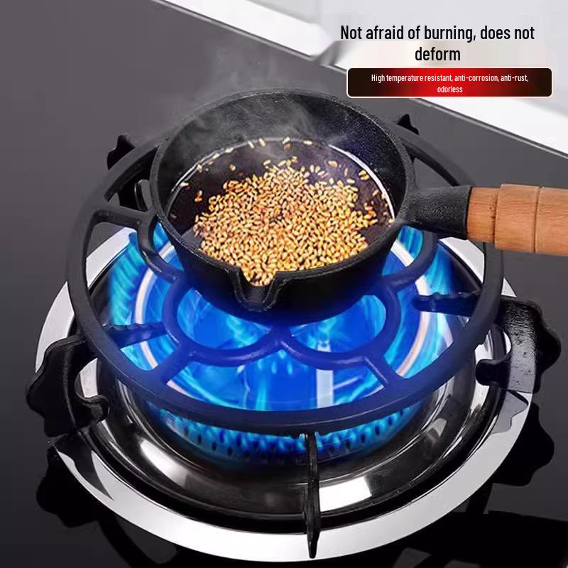 Универсальная нескользящая подставка для газовой плиты для маленьких кастрюль