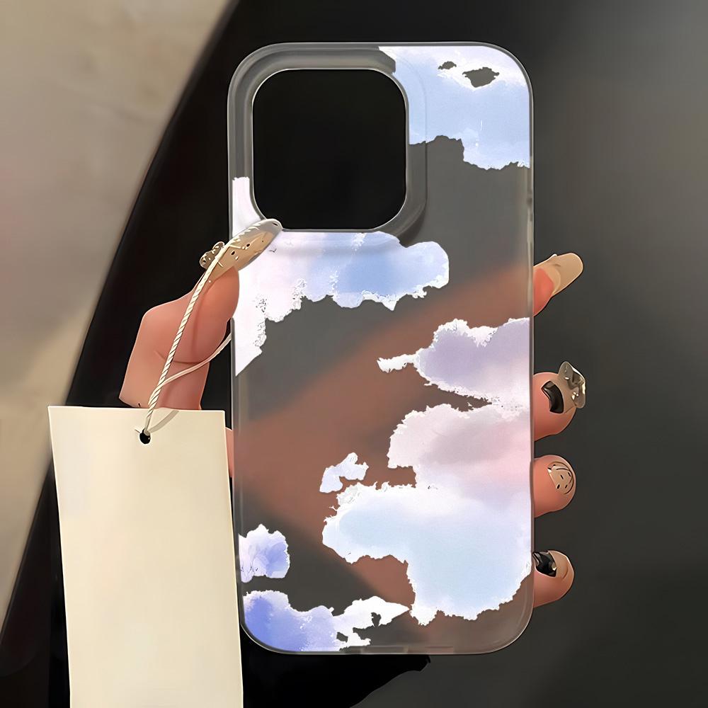 Чехлы для мобильных телефонов iPhone 11 13 15 Pro Max 12 14 Pro Max Чехол для iPhone 16 15 Plus 13 Pro 12 Mini 13 Mini Матовая текстура Нарисованные мультяшные цветы