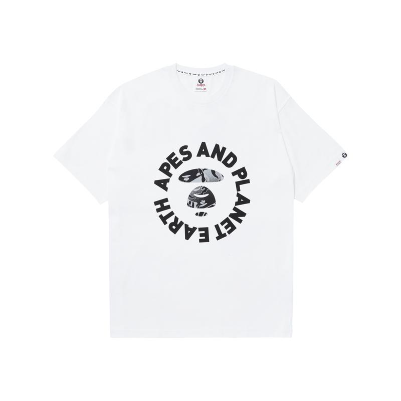 Aape T-Shirts Men's Crew Neck Moderate AAPTEM1375XXL