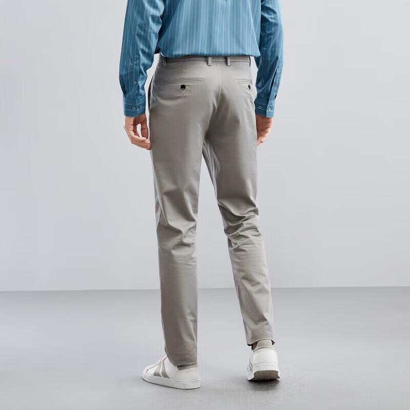 Мужские эластичные брюки прямого кроя в стиле business casual от Qipai