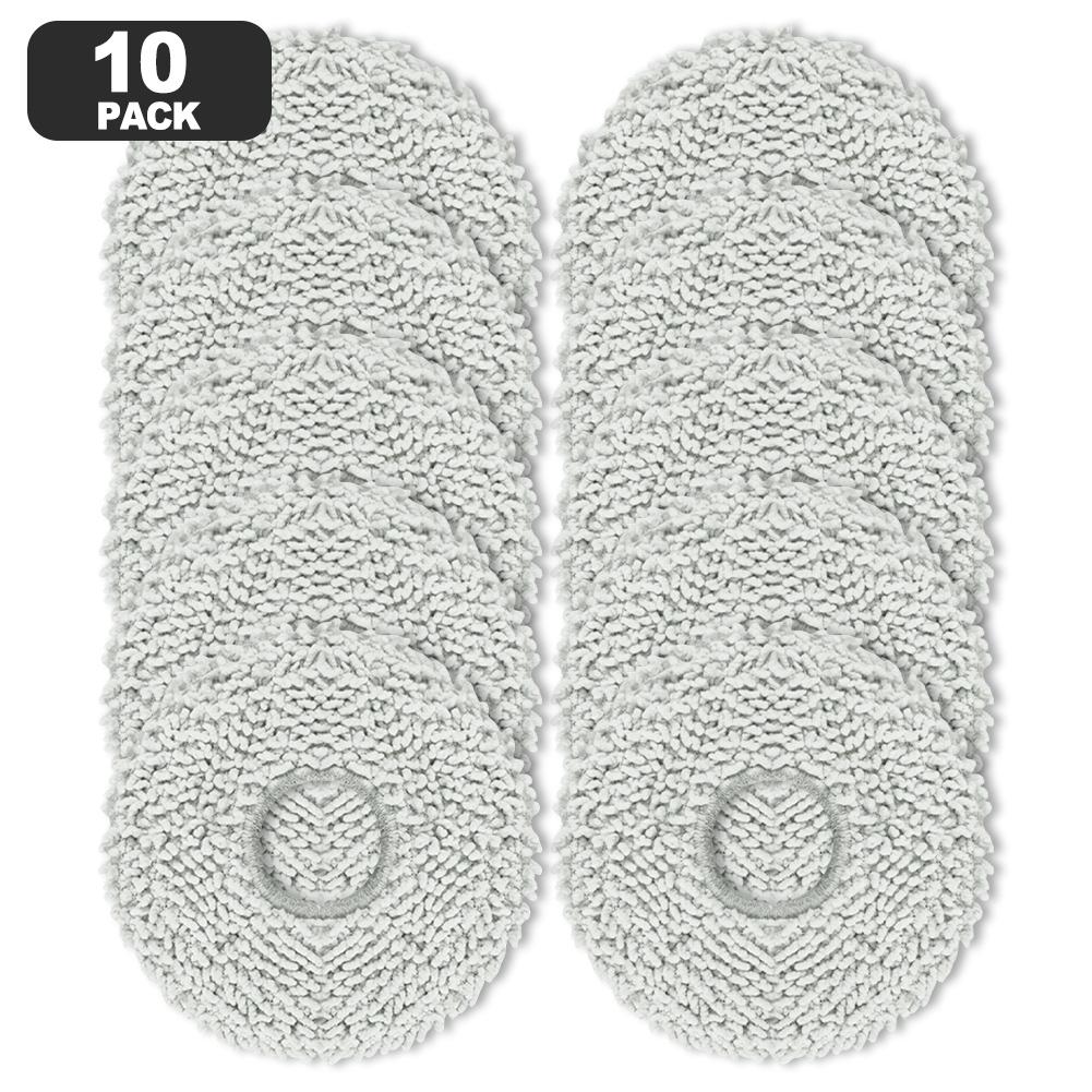 Washable Reusable Microfiber Mop Cloth Replacement Kit For Roborock For Qrevo QV35A/QV35S/S5V And For Saros 10R Robot Vacuum