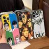 Чехол для телефона Band Musik Rapper B-Blur Винтажный для IPhone 11 13 16 12 17 14 15 Pro Max Plus Мягкий Прозрачный Задняя Крышка Coque