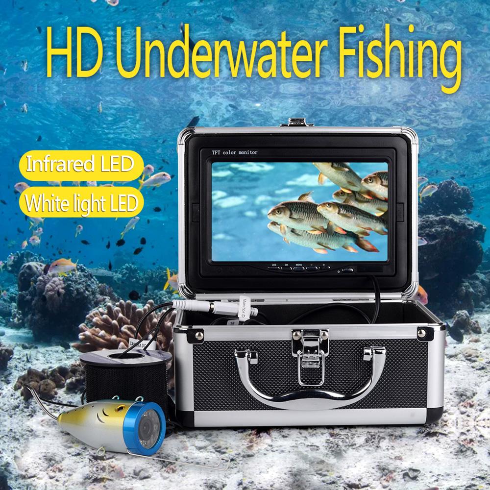 Underwater Fishing Camera Fishing Camera with 7'' Color LCD Monitor IP68 Waterproof Underwater Viewing System for Lake and Sea Fishing