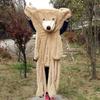 100см-200см Американский Гигантский Плюшевый Медведь Плюшевая Шкура Игрушки Мягкое Пальто Медведя Популярные Подарки на День Рождения День Святого Валентина Для Девочек Детская Игрушка