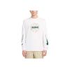 Sportswear Loose Fit Long Sleeve Crew Neck T-Shirt Men Tops White Faux-Fur HV4908-100
