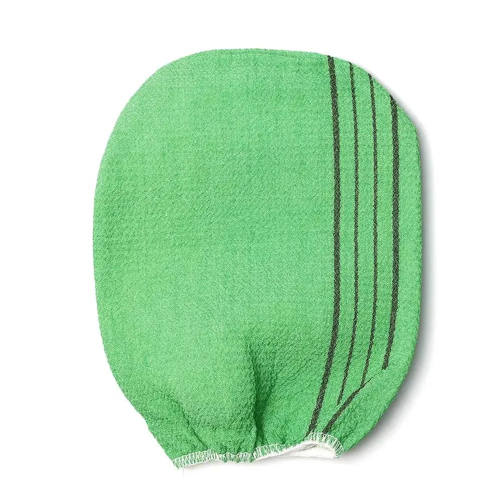 1PC Red Green Korean Italy Exfoliating Body-Scrub Towel Glove Smooth Skin Extreme Comfort Shower Bath Cleaner Exfoliating Towel