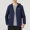 Under Armour Logo Print Sports Casual Woven Hooded Jacket Men Jackets Navy 1379722-410