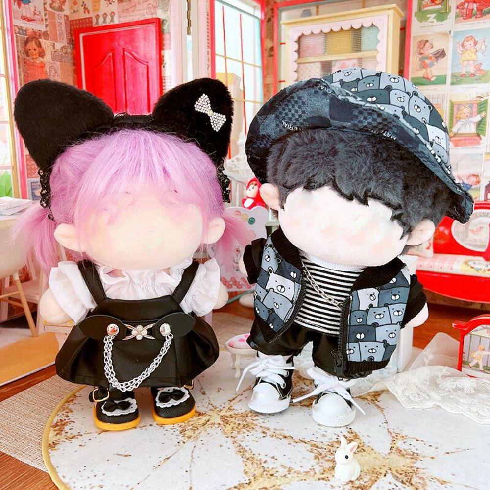 Комбинезоны для кукол-идолов, плюшевая кукольная одежда, кукольная куртка, аксессуары для кукольного наряда, 20 см, кукольный комбинезон