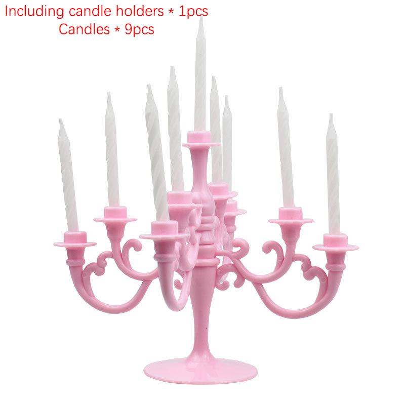 Ins Стиль Ретро Европейский Роскошный Торт Украшения Подсвечник Выпечка День Рождения Вечеринка Свадьба Маленький Вставной Модуль Принадлежности Тема Девушка