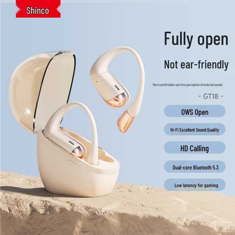 Shinco GT18 Открытые беспроводные наушники-вкладыши с поворотным заушным креплением