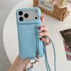 Кожаный кошелек-кроссбоди на молнии, чехол для телефона для iPhone 17 Air 16 15 14 Plus 13 12 Pro Max с отделениями для карт, защитная крышка