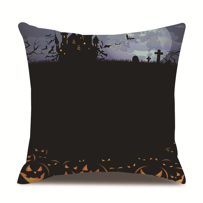 Хэллоуин Льняная Наволочка Наволочка с Принтом