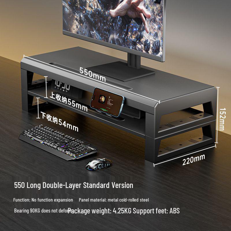 Многофункциональная подставка-подъемник для USB-монитора и органайзер для рабочего стола