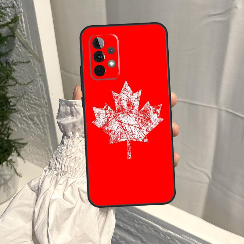 Канада Канадский флаг Чехол для Samsung Galaxy A54 A34 A52 A21S A12 A22 A32 A14 A13 A23 A33 A53 A73 A51 A71 Обложка