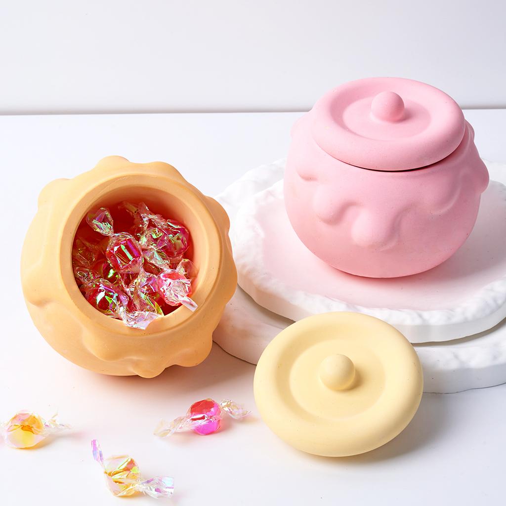 3D Медовая Свеча Банка Силиконовая Форма DIY Ручная Работа Коробка для Хранения Ювелирных Изделий Изготовление Ремесел Гипс Смола Цветочный Горшок Литьевые Формы Домашний Декор