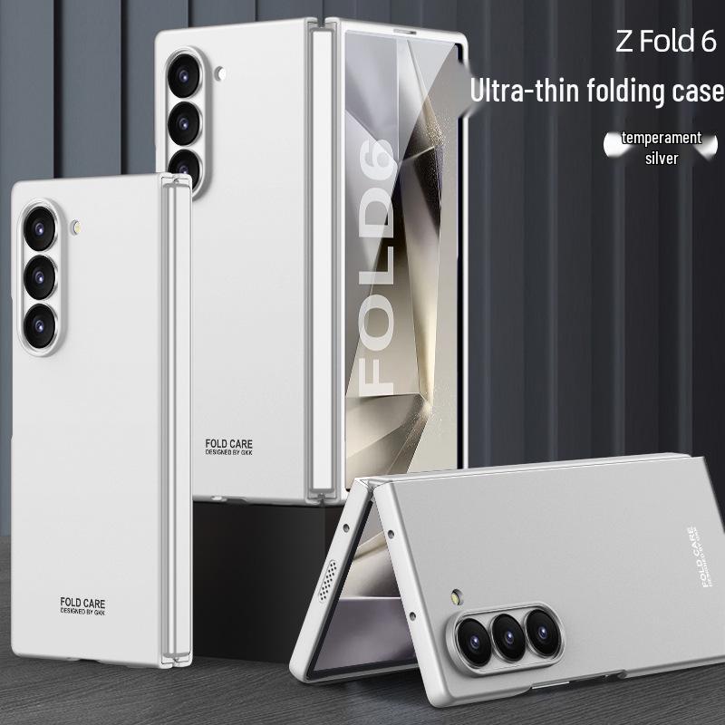 Ультратонкий матовый жесткий чехол для телефона Samsung Z Fold 6 - Модный однотонный защитный чехол
