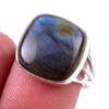Натуральный драгоценный камень лабрадорит 925 пробы, ювелирное кольцо из стерлингового серебра, размер 7 y1Z31