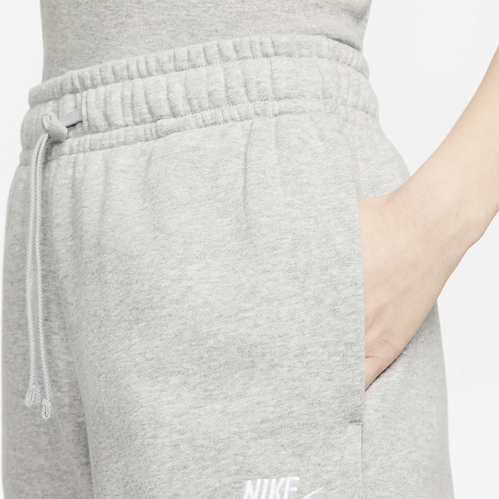 Nike Однотонные Повседневные Брюки с Логотипом Бренда и Завязками Женские Штаны Светло-Серые FB2727-063