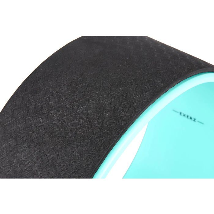 Колесо для йоги - EXERZ - Модель 33 см - TPE и ABS - Зеленый/Черный - Улучшает гибкость