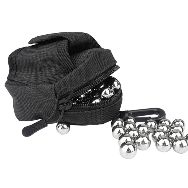 Tactic Sling Shoot Bag Sling Shoot Balls Pouch Waist Bag Compact Belt Pouch Sling Shoot Holder for Outdoor Hunting Sport