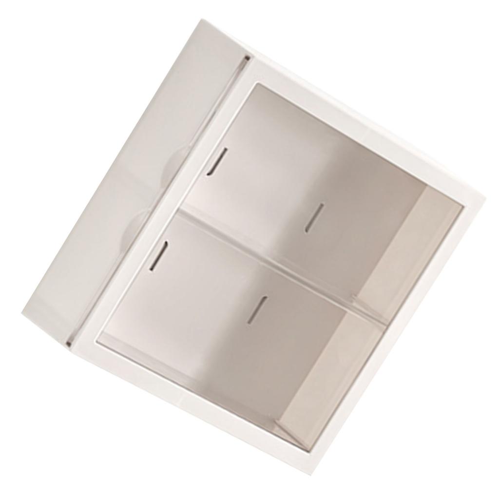 Настенная витрина с глухой коробкой, витрина для фигурок, стойка для хранения изделий ручной работы, пыленепроницаемая