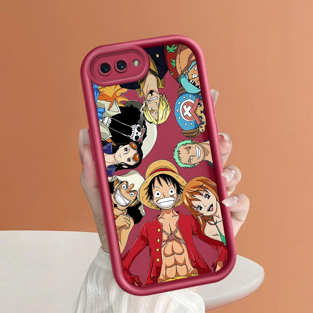 Мягкие силиконовые квадратные лестницы с мультяшным узором, полное покрытие, защита камеры, противоударный чехол для OPPO Reno Realme OnePlus