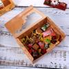Подарочная упаковка Подарочный пакет Рождественские пакеты для конфет Упаковка для печенья Крафт-бумага Коробки для конфет Рождественские подарочные коробки