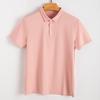 Футболка из хлопка с воротником-стойкой, не требующая глажки, с короткими рукавами, из модала, мужская рубашка-поло из хлопка