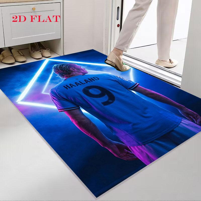 Haaland player Carpet Rug for Living Room Bedroom Home Sofa Decoration,Kids play Nonslip Floor Mat
